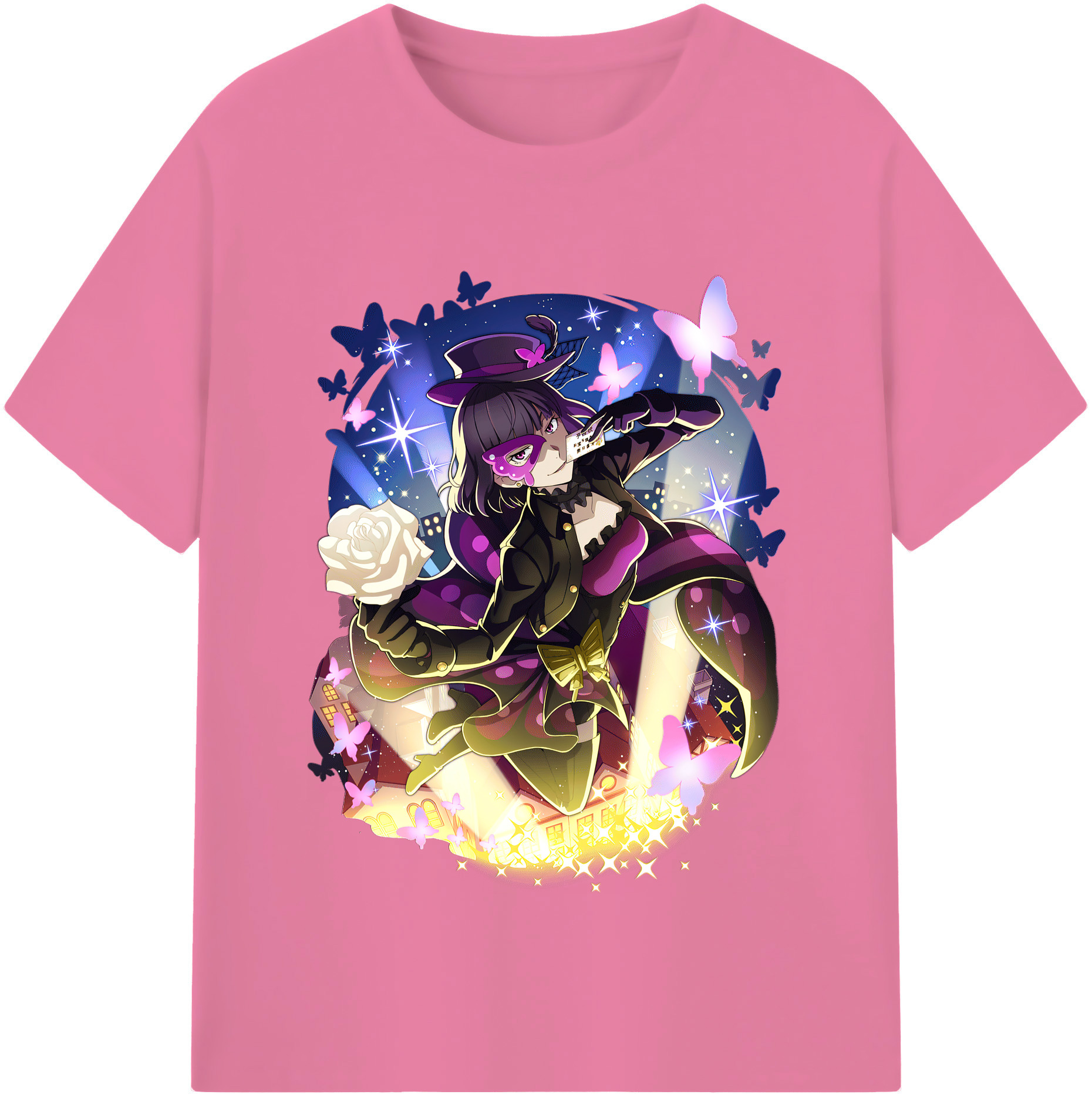 （画像用） 文豪ストレイドッグス Bungo Stray Dogs 綿100％半袖Tシャツ（フロントプリント）